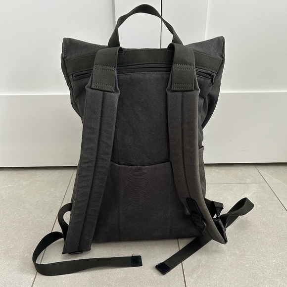 Timbuk2 Foundry Canvas and Leather Laptop Backpack - Picture 2 of 14